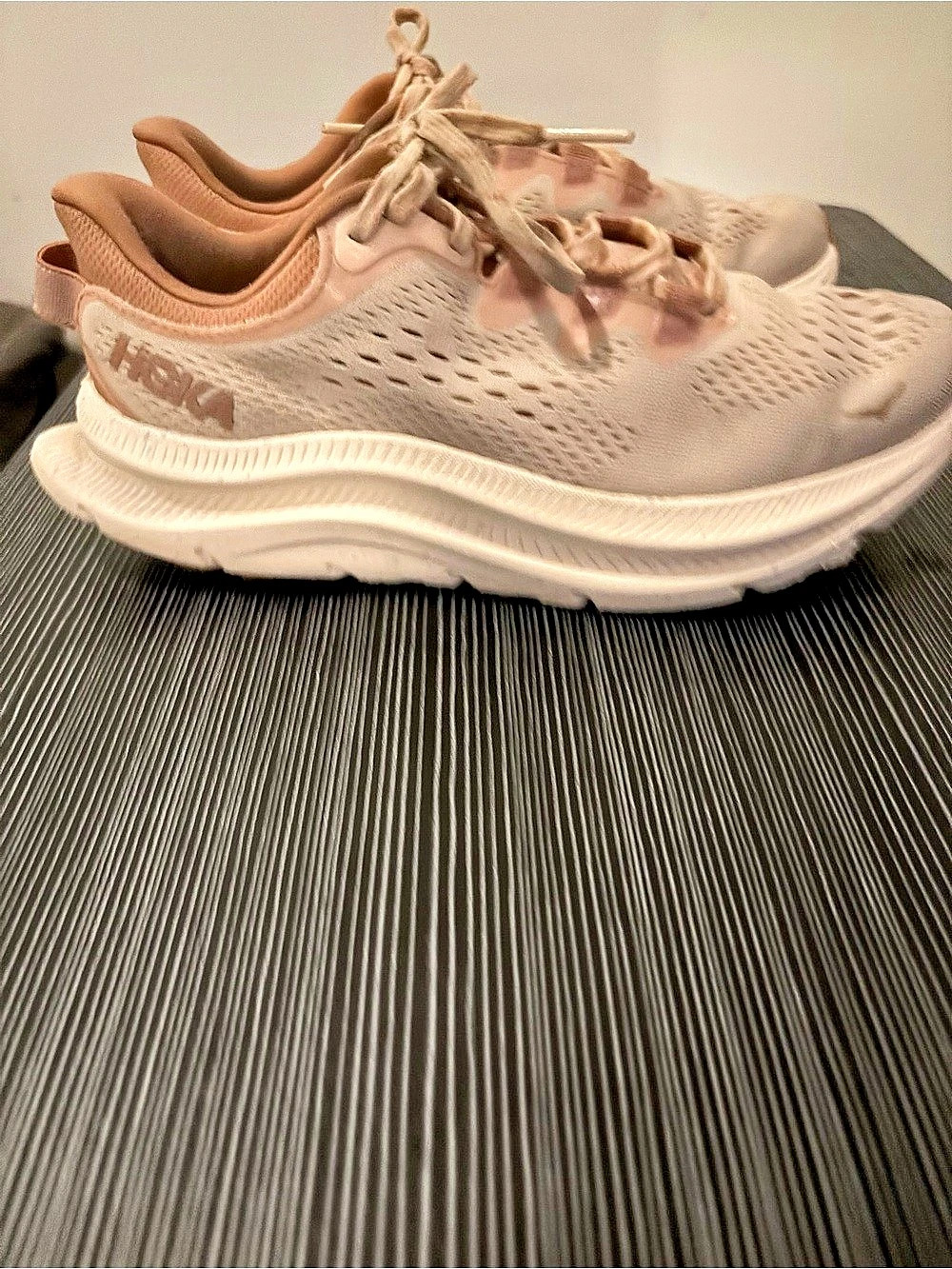 Hoka Clifton Athletic Shoes Pink White US 8